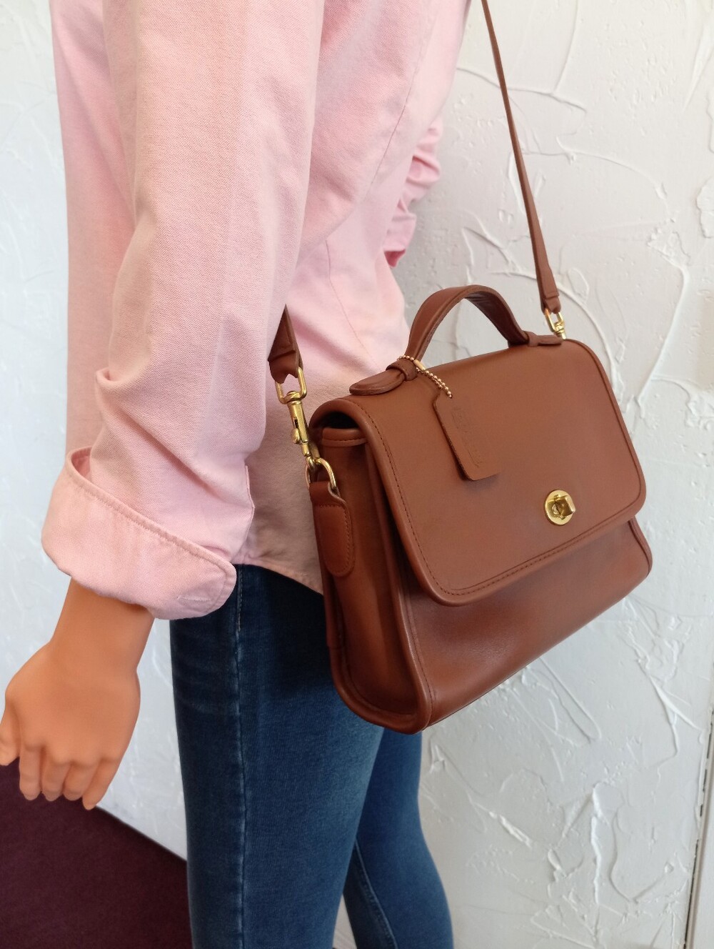 Coach Court Bag #9870, British Tan, 1996 - Picture 4 of 16